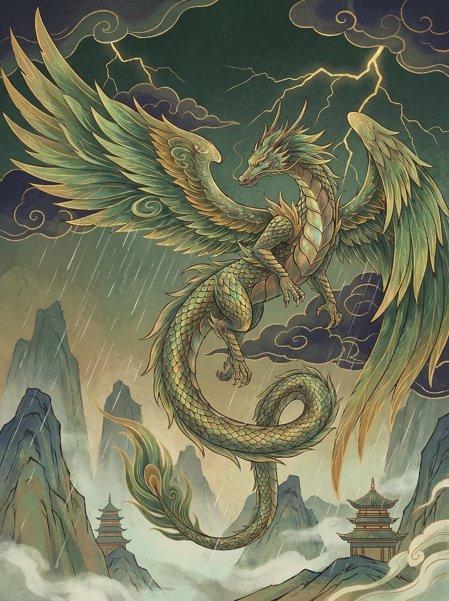 应龙 - YELLOW在线 山海经飞龙动漫